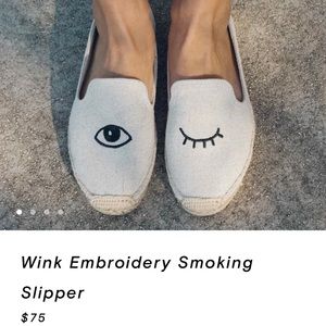 Soludos wink embroidery shoes